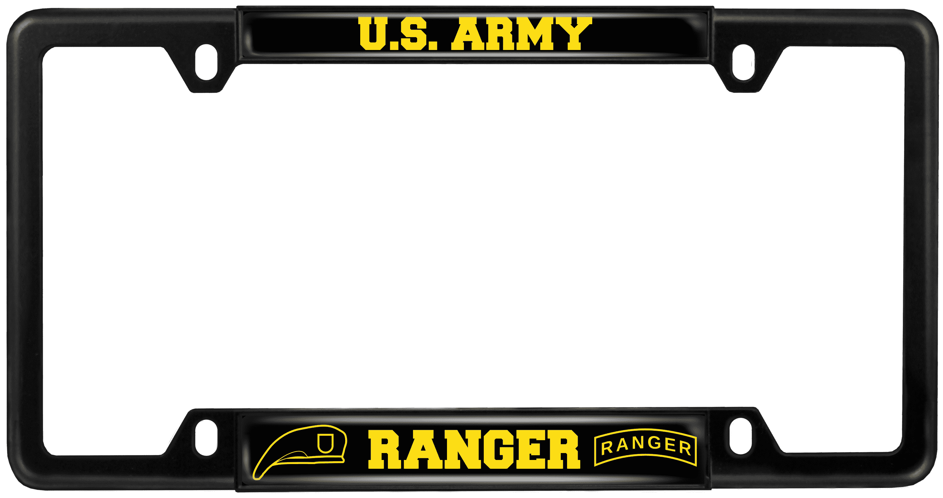 U.S. Army Ranger - Car Metal License Plate Frame